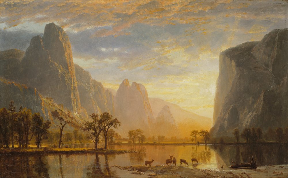 Valle di Yosemite da Albert Bierstadt