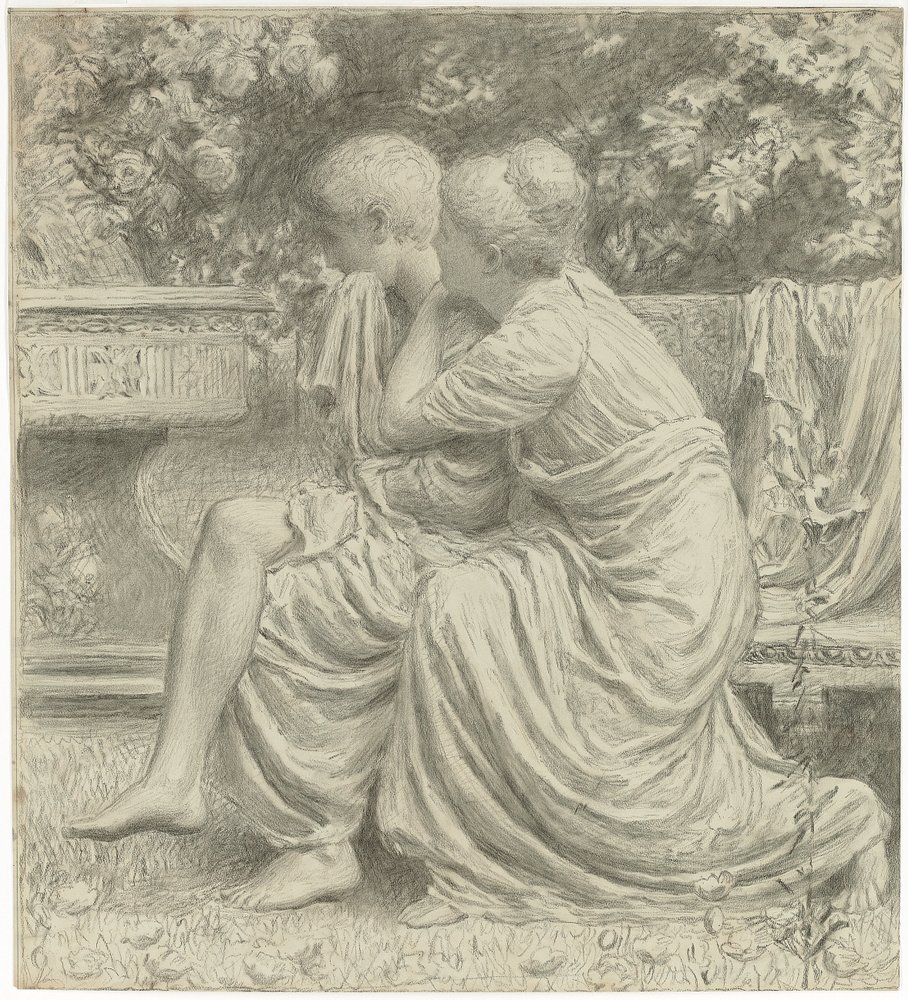 Cartone per "An Idyll" da Albert Joseph Moore