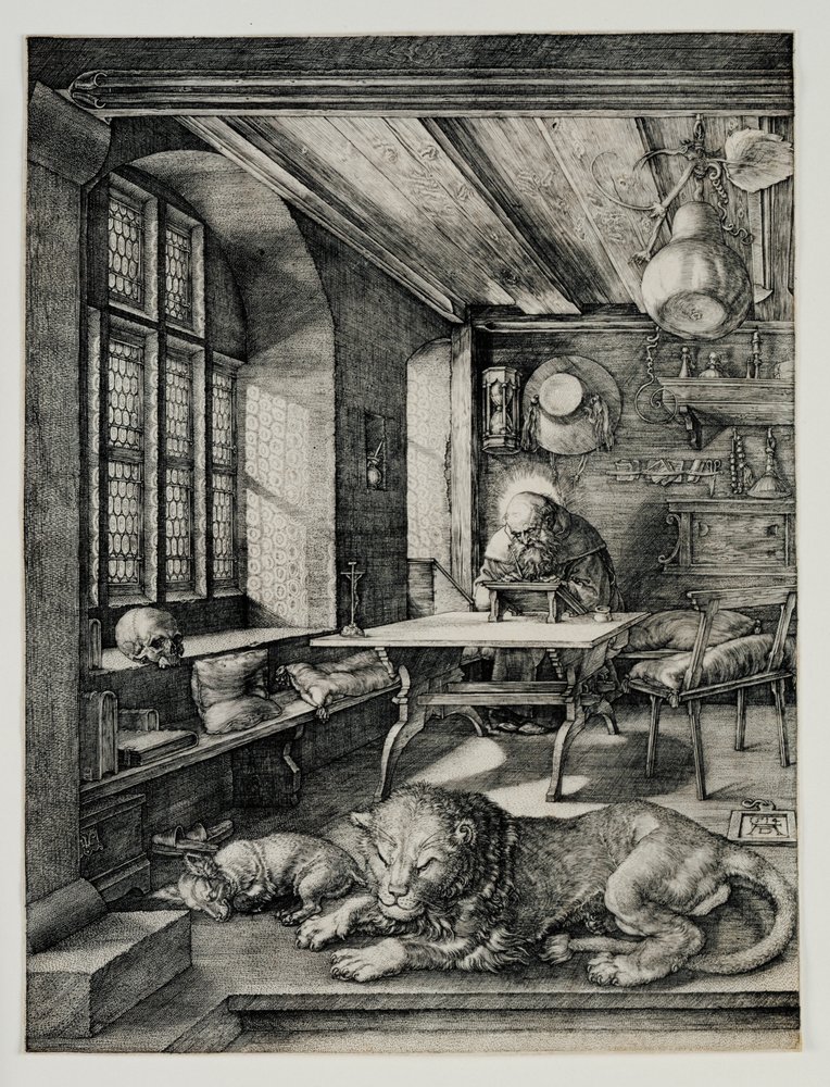 San Girolamo nel suo studio, 1514 da Albrecht Dürer