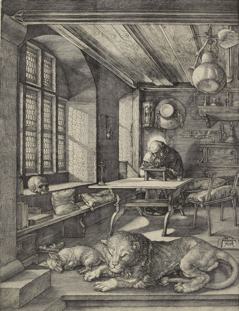 San Girolamo nel suo studio, 1514 da Albrecht Dürer