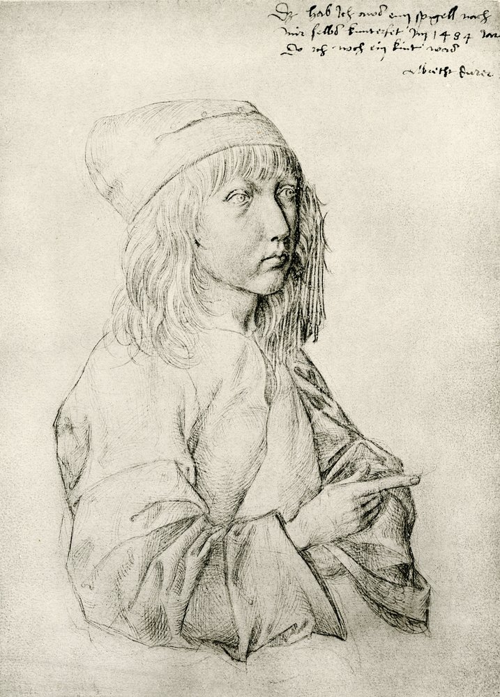 Autoritratto del tredicenne Dürer da Albrecht Dürer