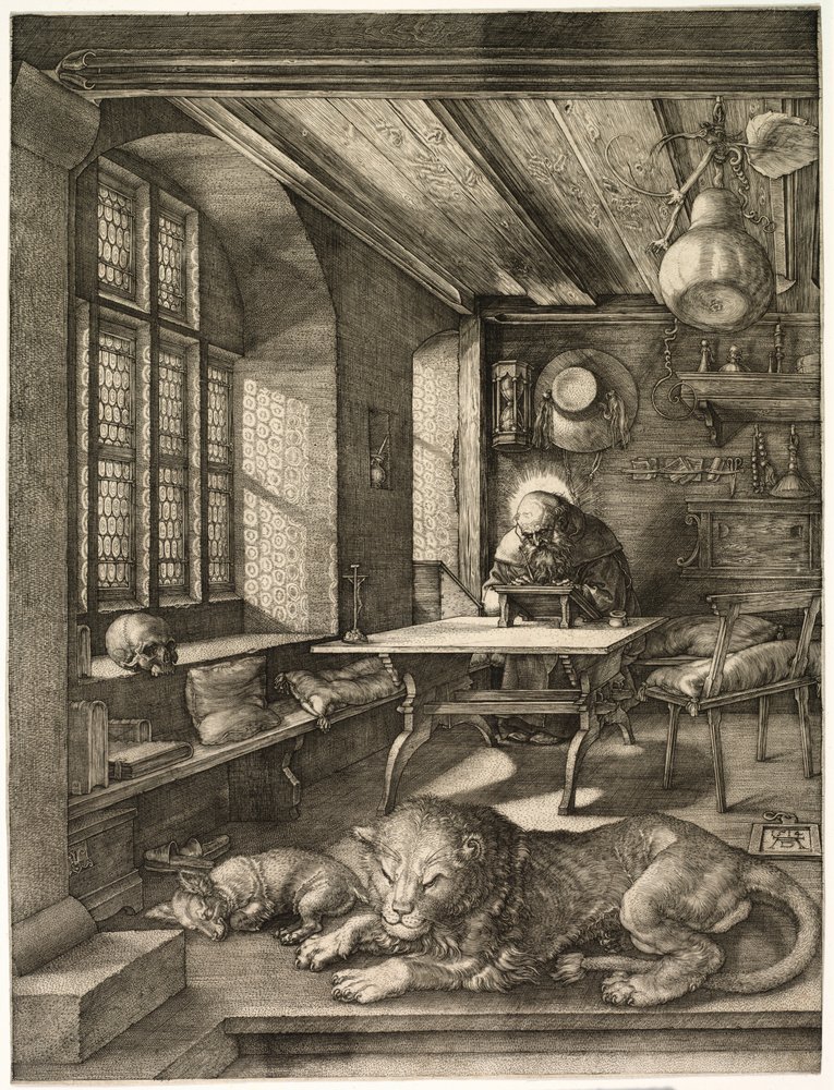 San Girolamo nel suo Studio da Albrecht Dürer