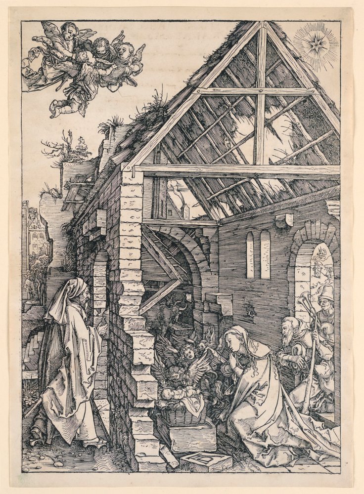 La Natività, dalla serie Vita della Vergine da Albrecht Dürer