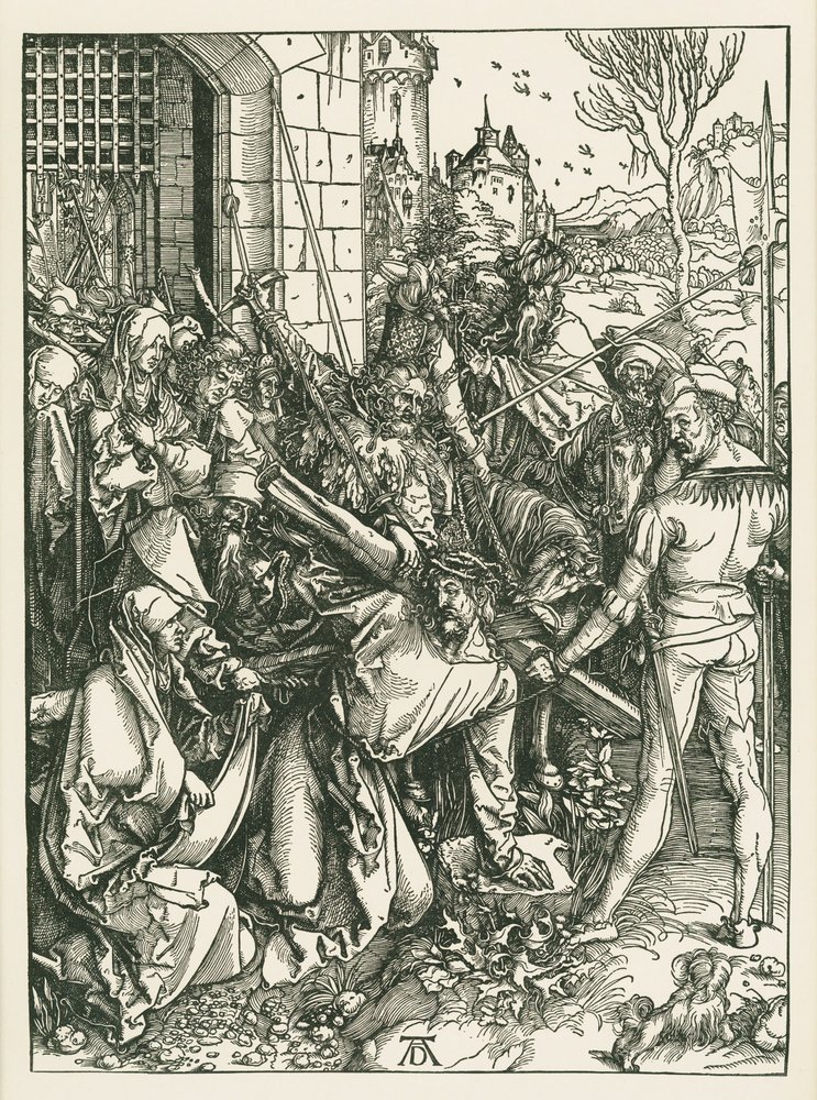 Cristo portacroce, 1498-99 circa (xilografia) da Albrecht Dürer or Duerer