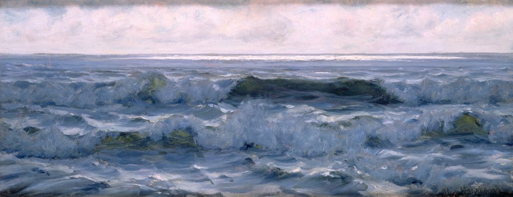 Le onde, ca. 1884 da Alexander Harrison