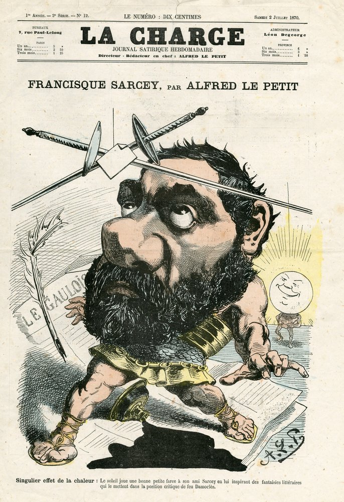 La Charge (1870), numero 12, Satirico a Colori da Alfred Le Petit