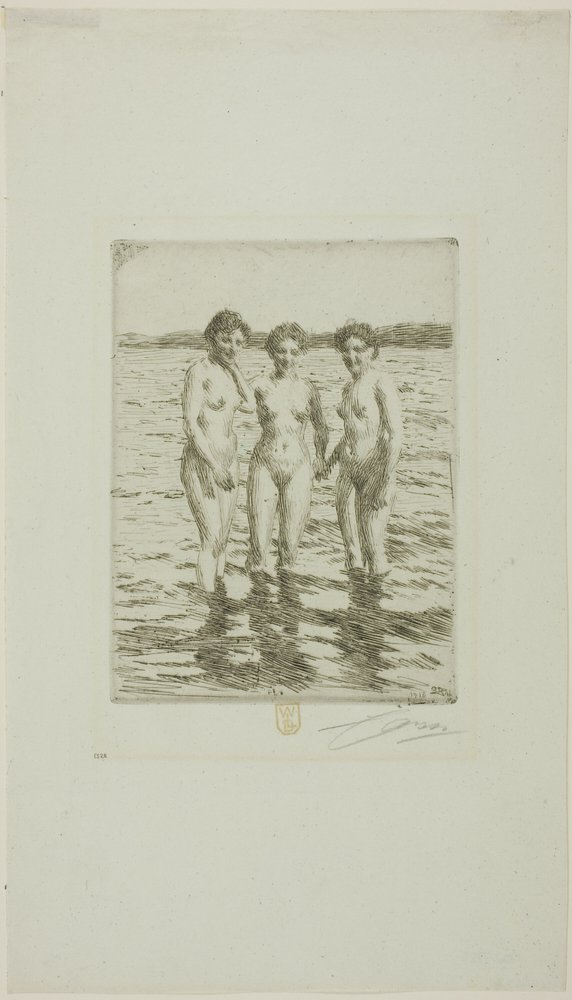 Le Tre Grazie da Anders Leonard Zorn