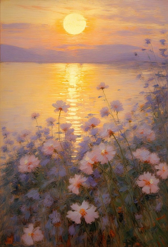 Fiori 90, 2023 circa (olio su tela) da Angelita Hawke