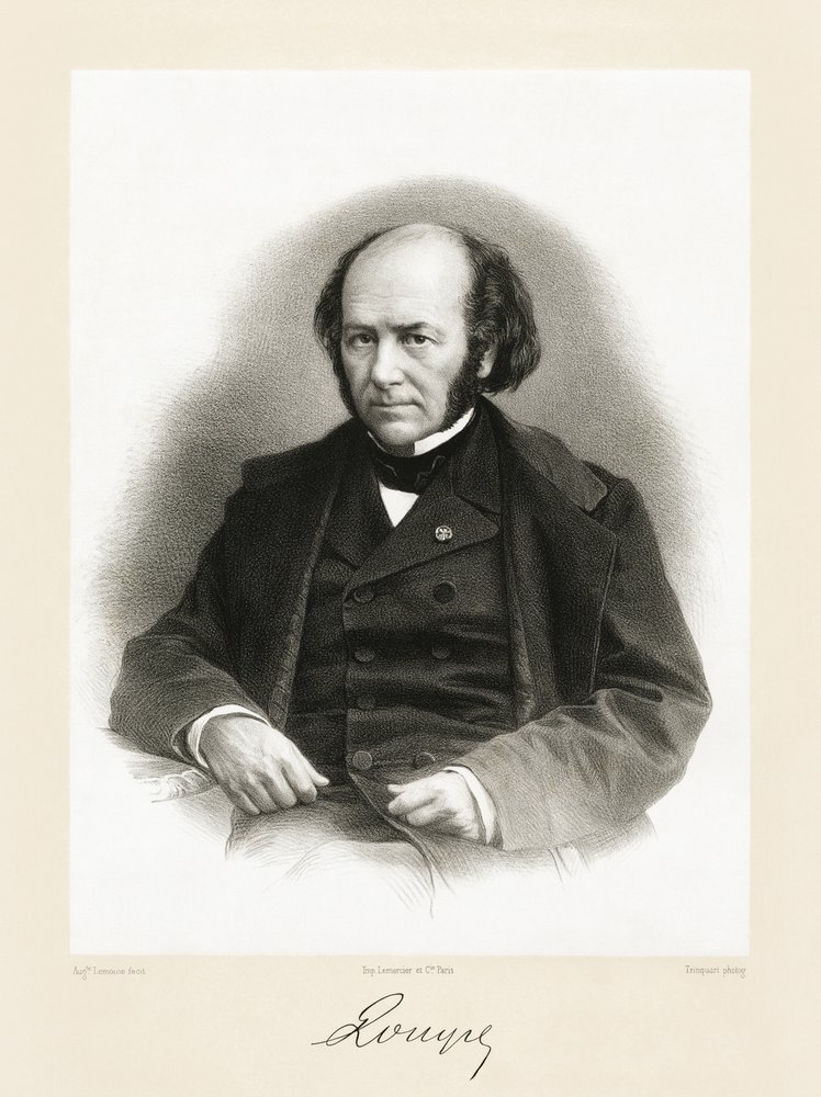 François Achille Longet, 1865-66 da Auguste Charles Lemoine