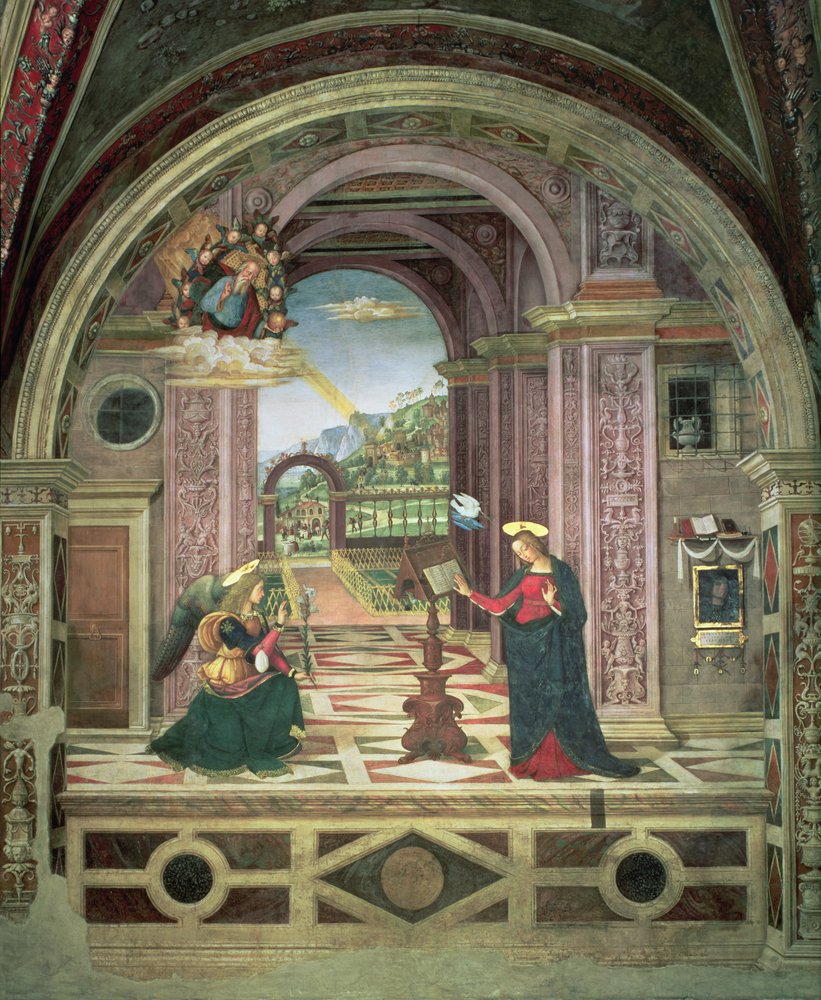 Annunciazione, 1501 da Bernardino di Betto Pinturicchio