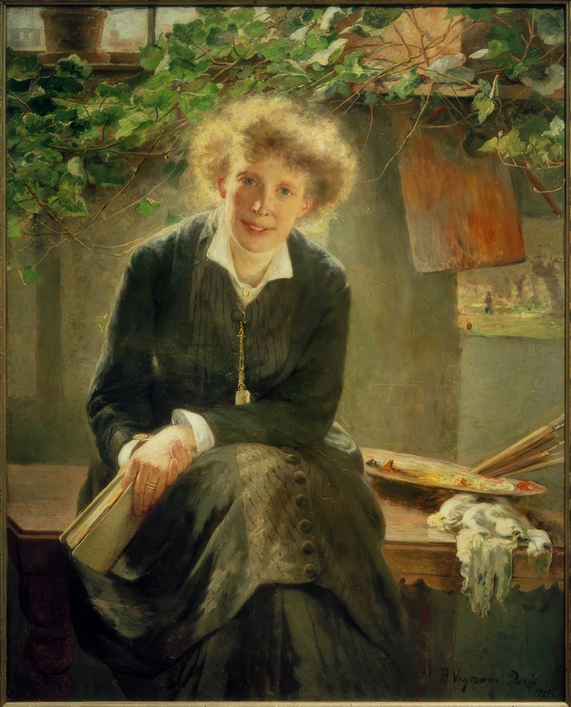 Ritratto di Jeanna Bauck da Bertha Wegmann