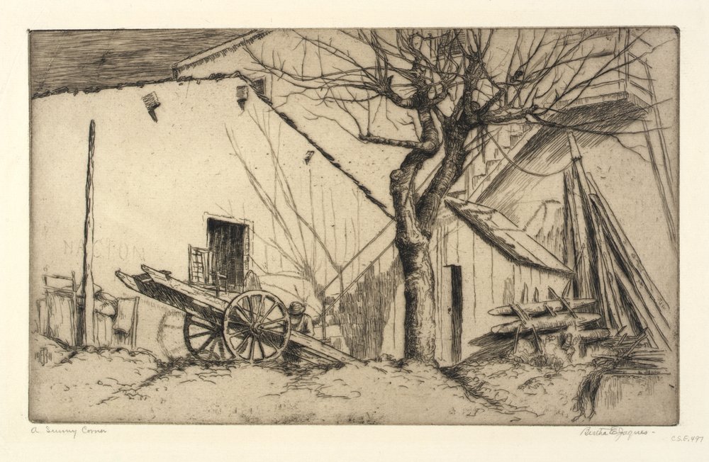 Un angolo di sole | Bertha E. Jaques | Stampa d'arte