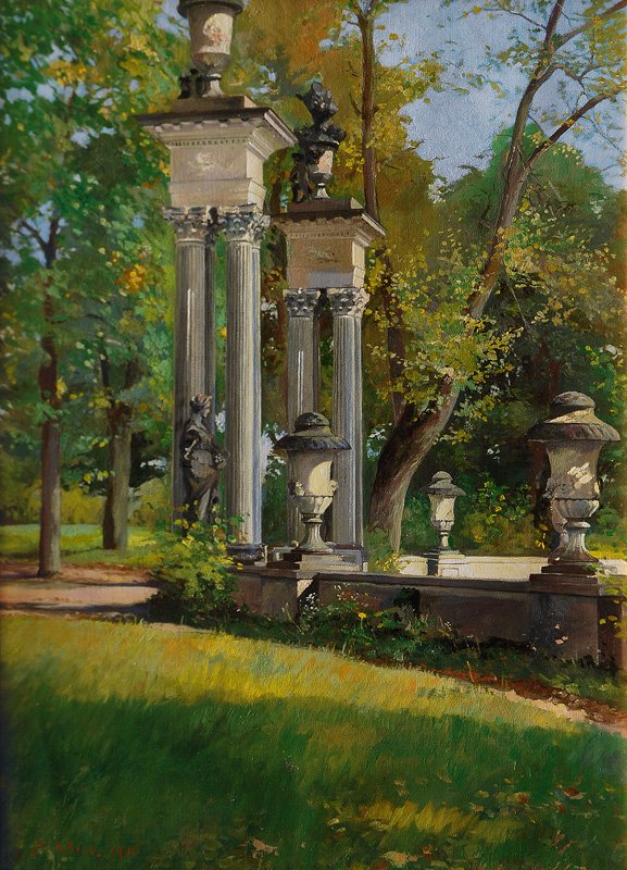 Nel parco del castello da Carl Malchin