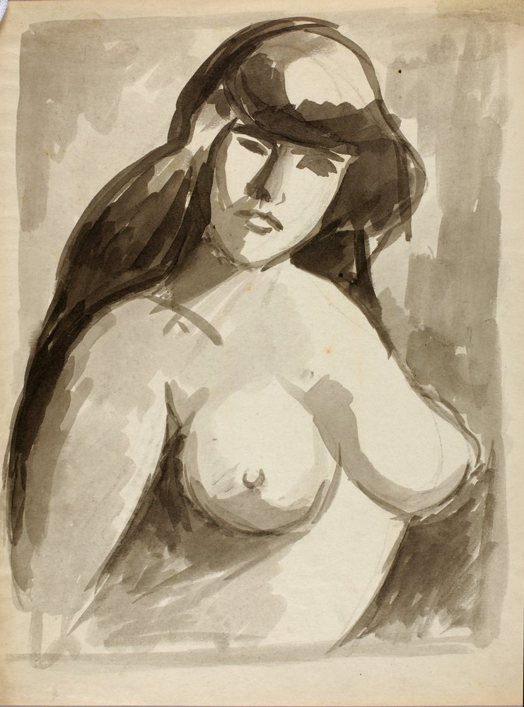 Torso femminile nudo da Carl Newman