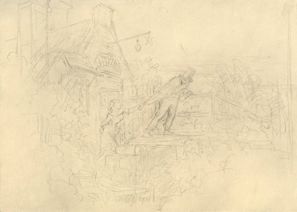 Der Zechpreller da Carl Spitzweg