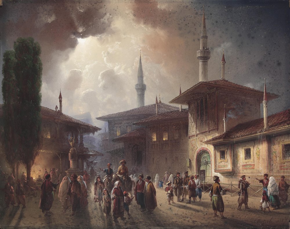 Palazzo del Khan di Bakhchisaray da Carlo Bossoli