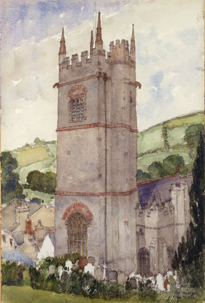 Torre della chiesa, Marldon da Cass Gilbert