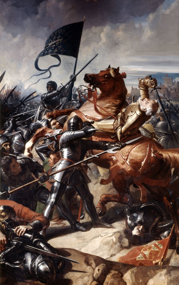 Battaglia di Castillon, 17 luglio 1453, 1838 da Charles-Philippe Lariviere