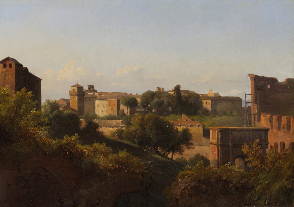 Vista del Colosseo e dell