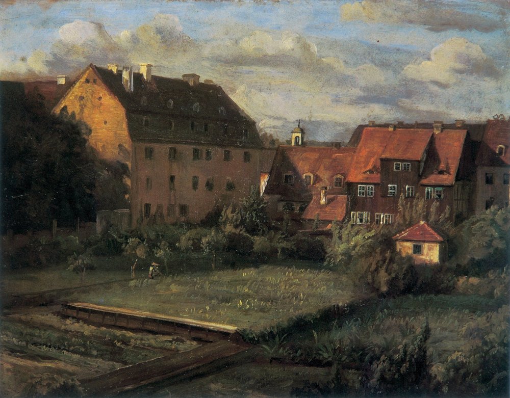 Le case rosse da Christian Friedrich Gille