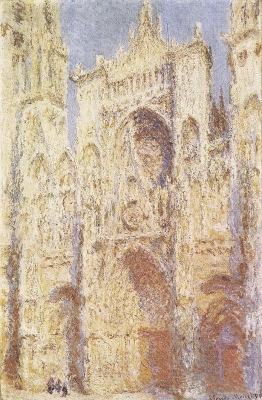 La Cattedrale di Rouen, Portale al Sole da Claude Monet
