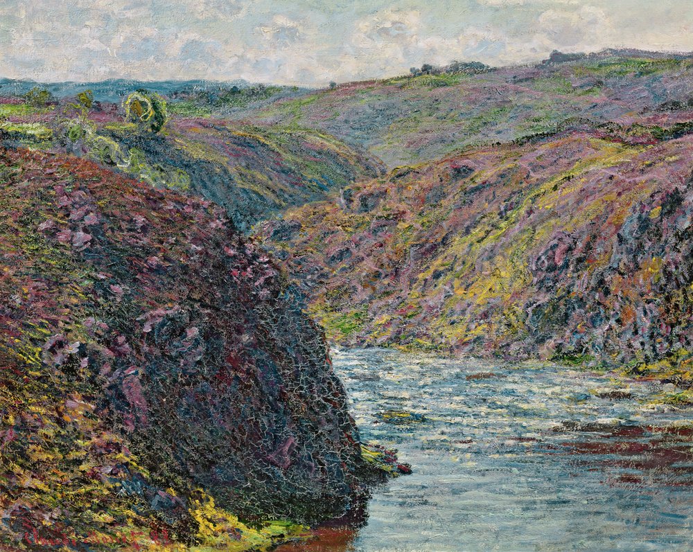 Ravine della Creuse alla fine della giornata, 1889 da Claude Monet