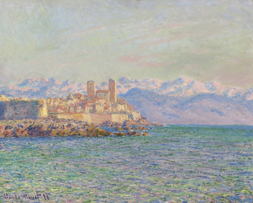 Antibes, il forte, 1888 da Claude Monet