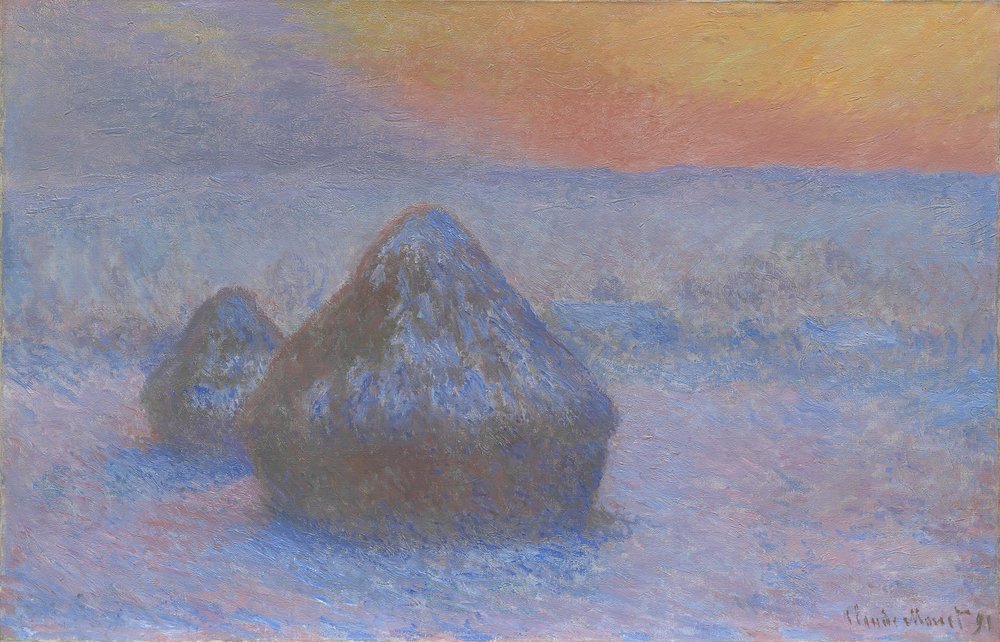 Covoni di grano da Claude Monet