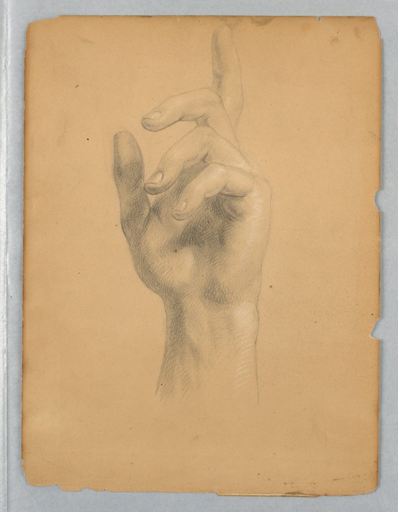Disegno, studio per "Il sogno di Mercy", 1841 da Daniel Huntington