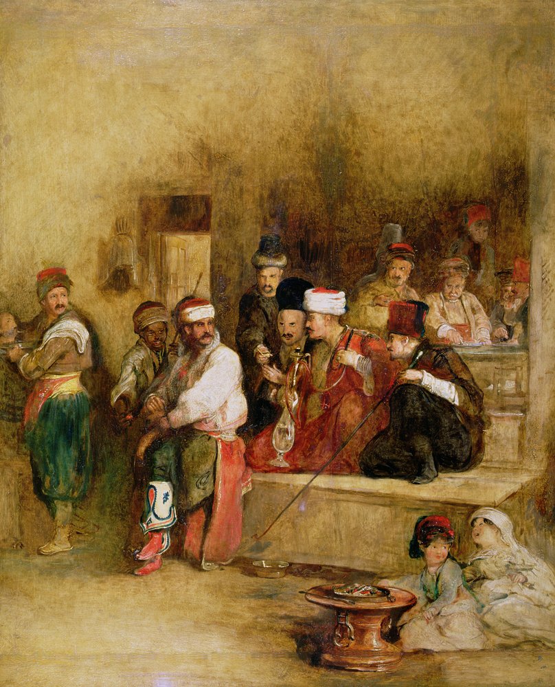 Un messaggero tartaro racconta la notizia della vittoria di San Giovanni d'Acri, 1840 da David Wilkie