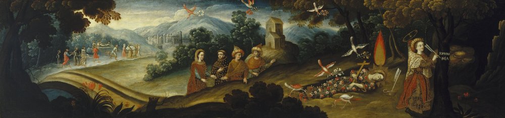 La leggenda di santa Sofronia da Diego Quispe Tito
