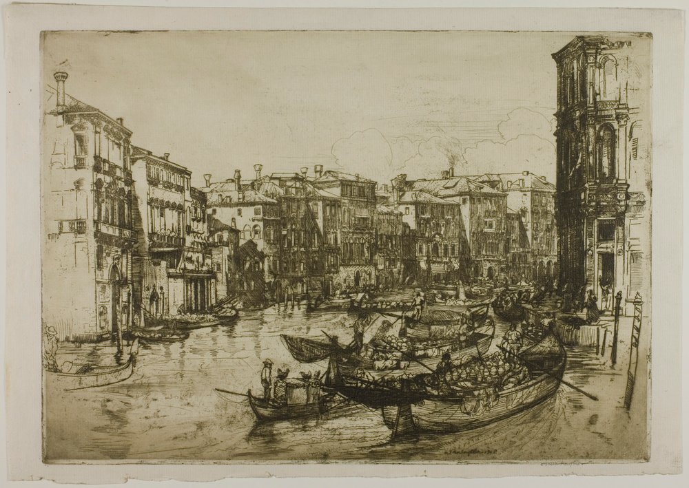 Il Mercato, Venezia da Donald Shaw MacLaughlan