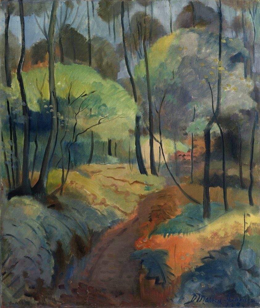 Sentiero nel bosco, 1920 da Dorothea Maetzel-Johannsen