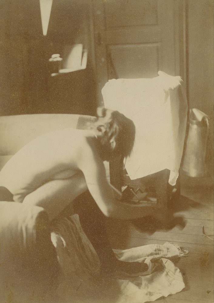 Nudo seduto da Edgar Degas