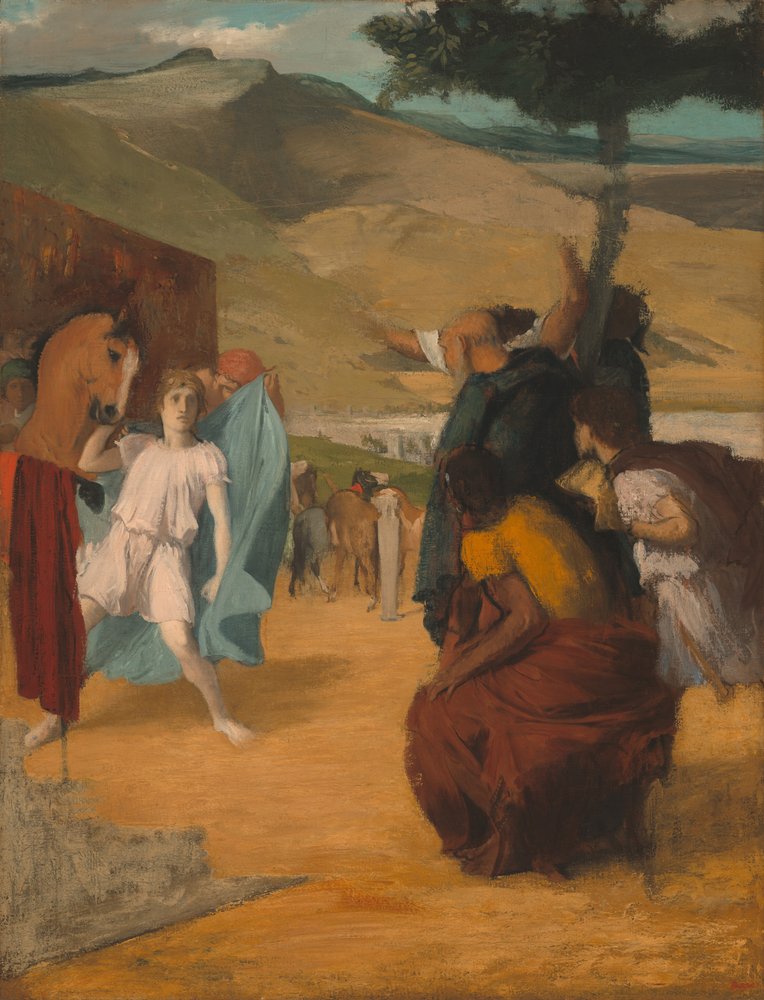 Alessandro e Bucefalo, 1861-1862 da Edgar Degas
