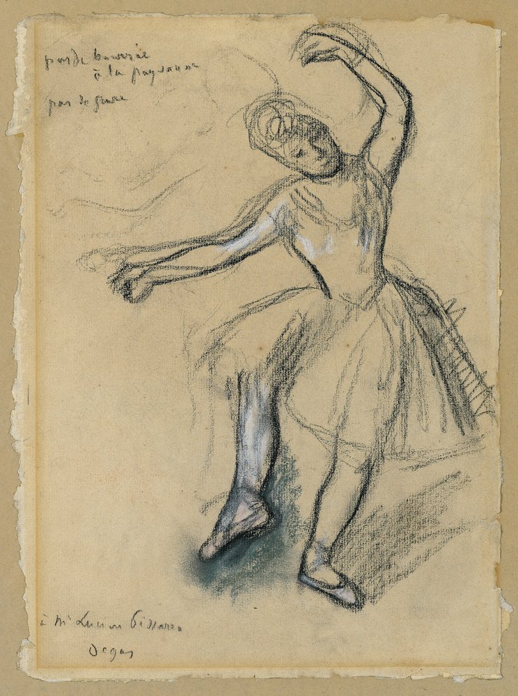 Ballerina; Danseuse, 1880s da Edgar Degas