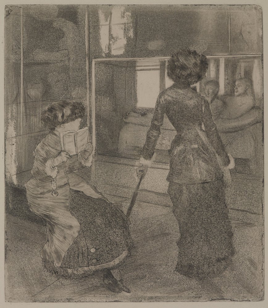 Mary Cassatt al Louvre: La Galleria Etrusca da Edgar Degas