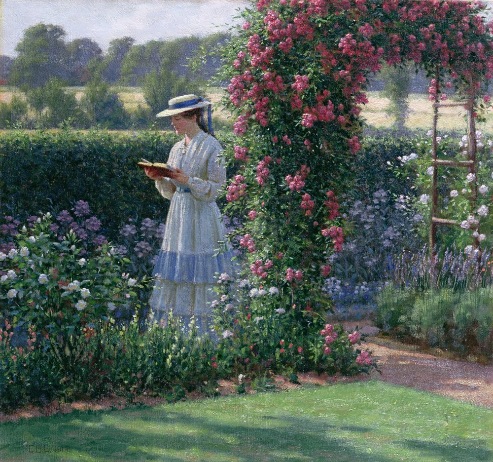 Dolce solitudine, 1919 da Edmund Blair Leighton