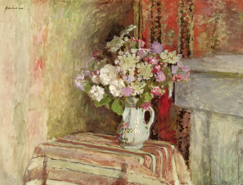 Fiori in un vaso da Edouard Vuillard
