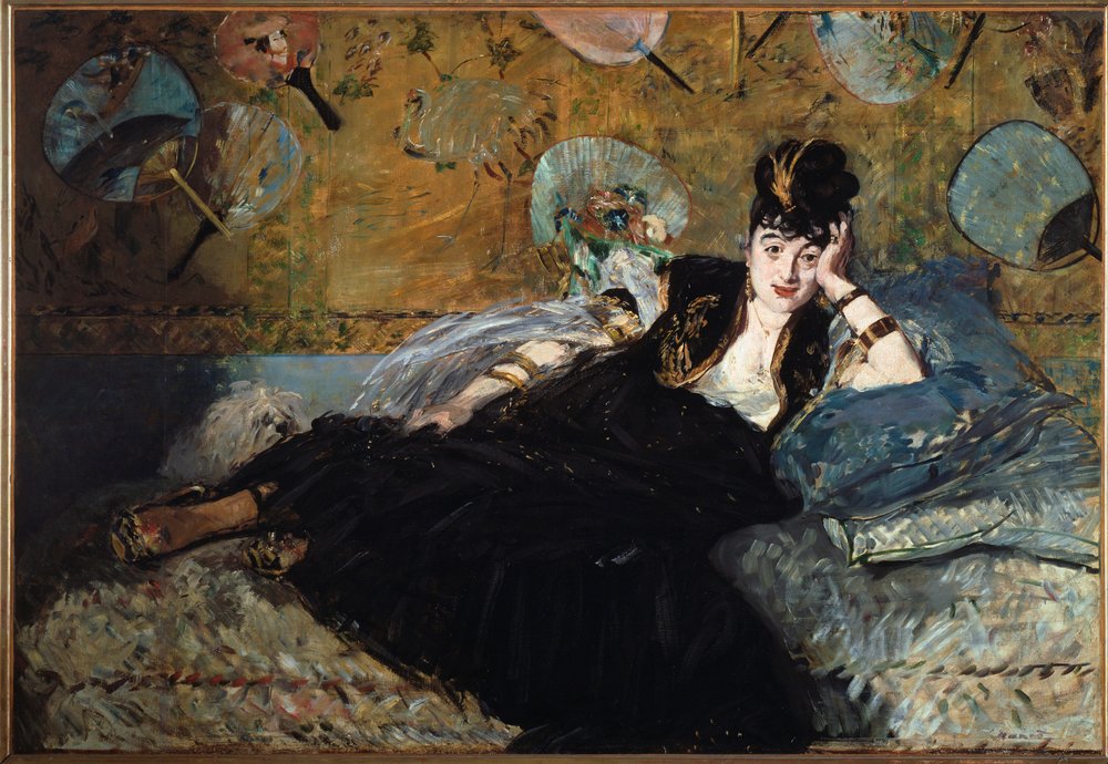 La signora ai ventagli, Nina de Callias - 1873 da Édouard Manet