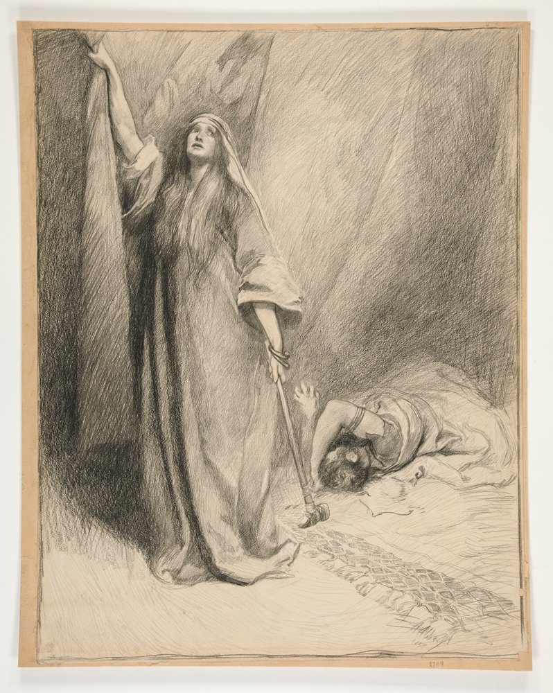 Jael e Sisera | Edwin Austin Abbey | Stampa d'arte