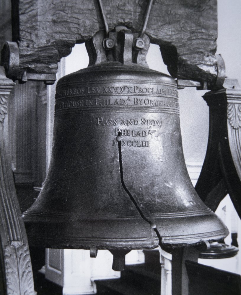 La Campana della Libertà, fusa nel 1752 da Nicolas d