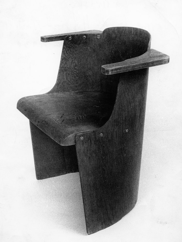 Sedia, 1930 | Eliezer Markowich Lissitzky | Stampa d'arte