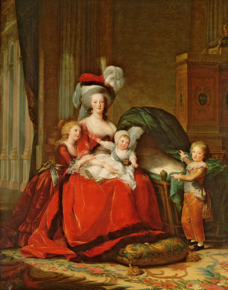 Maria Antonietta (1755-93) e i suoi figli da Elisabeth Louise Vigee-Lebrun
