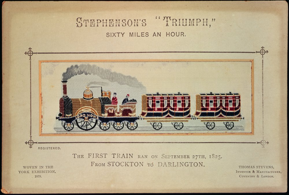 Il trionfo di Stephenson, tessuto per l