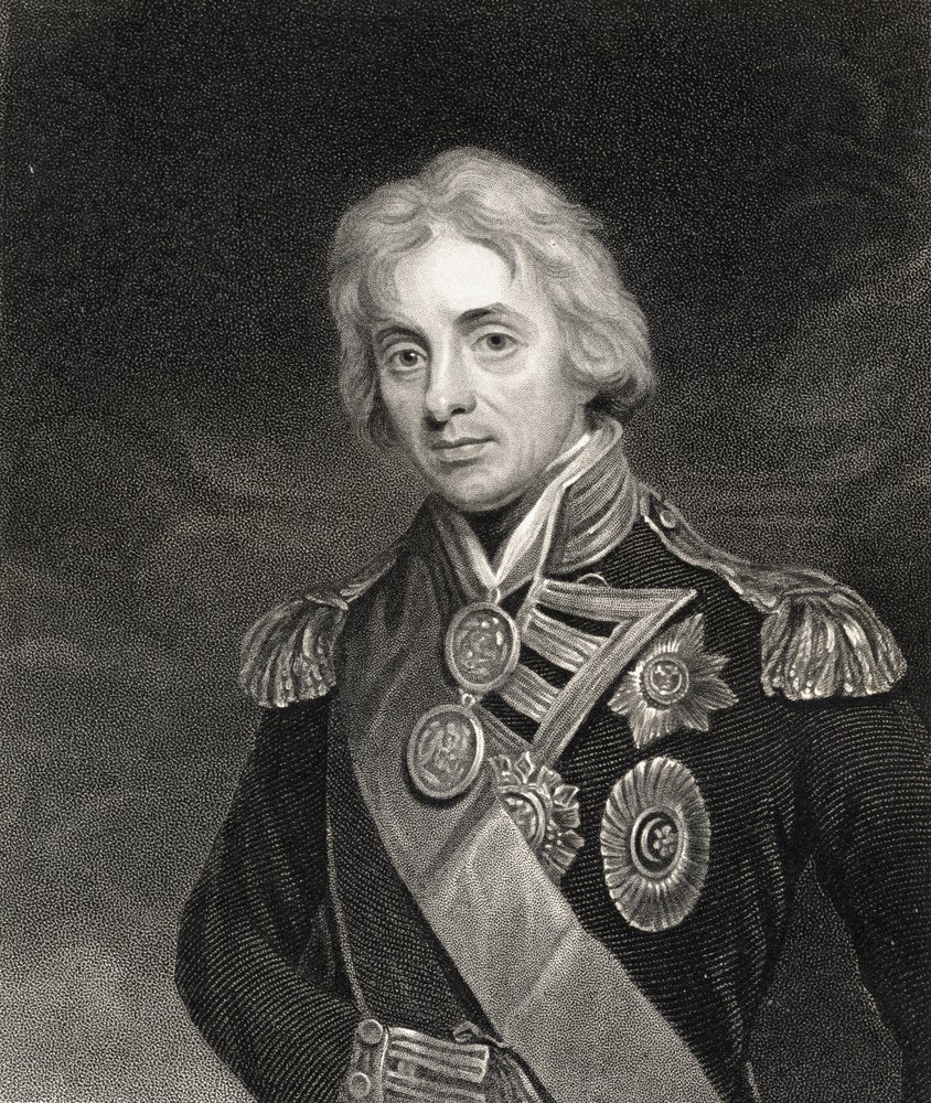 Ritratto di Lord Horatio Nelson (1758-1805) da English School