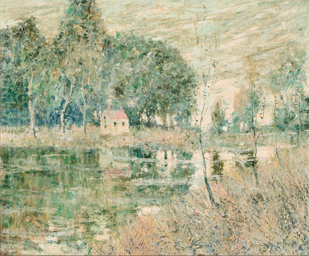 Paesaggio fluviale da Ernest Lawson