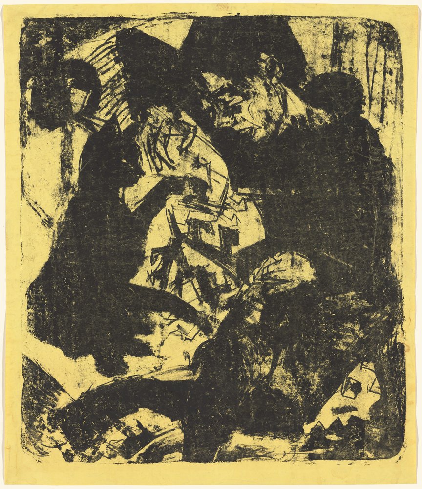 Ragazzo con gatto da Ernst Ludwig Kirchner