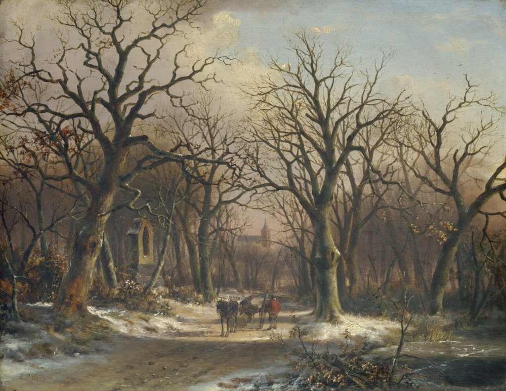 Paesaggio invernale da Everadus Benedictus Mirani