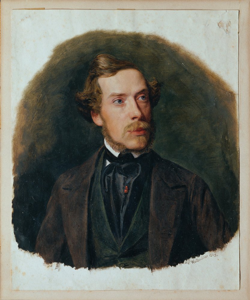 Gustav Barth, maestro del coro del Wiener Männergesangsverein da Ferdinand Georg Waldmüller